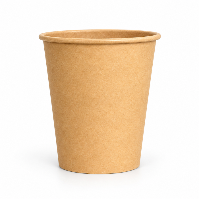 Popierinis puodelis Kraft 8oz | 230ml, 1000 vnt/dėž